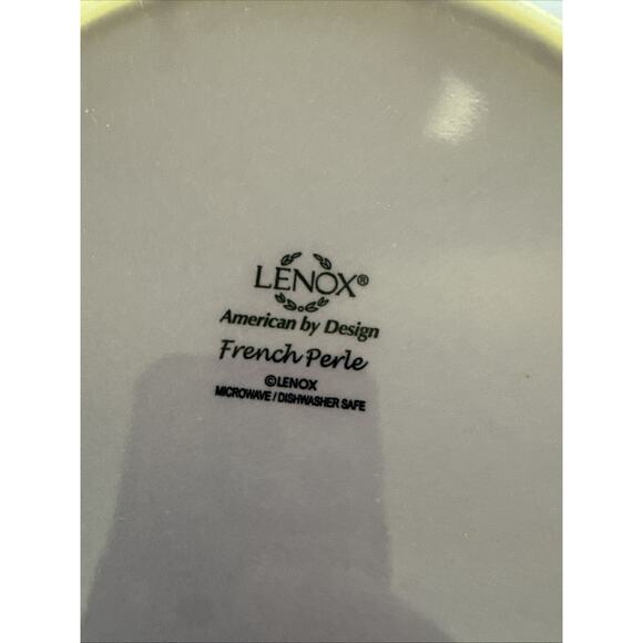 Lenox French Perle Groove Lavender Violet Set of 2 Salad Plates 8" - Picture 6 of 8